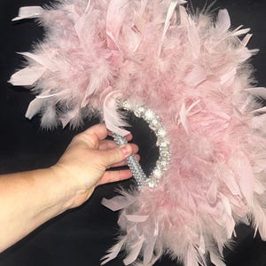 Luxury Crystal Rhinestone Feather Fan –wedding Feather Bridal Fan Photoshoots African  fan, Engagement, fan custom by Crystal wedding uk
