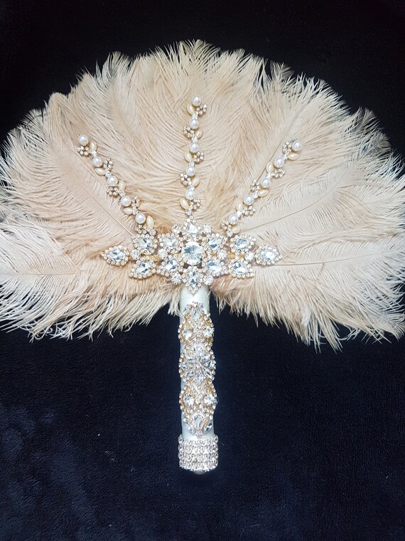 ostrich feather bouquet