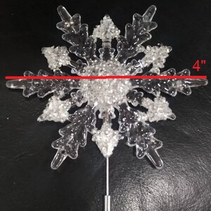 Crystal Snowflake Boutonniere Grooms Boutonniere for a Winter Wedding Christmas Wedding zdjęcie 4