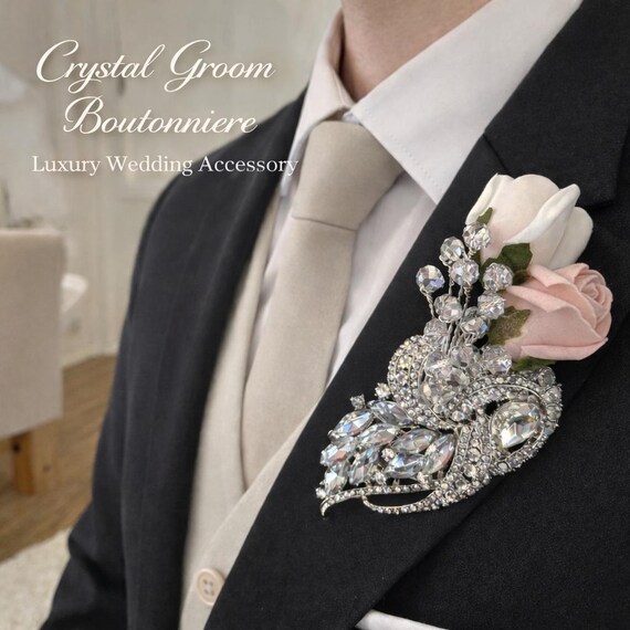 Fashion Jewelry Luxurious Silver Crystal Brooch Silver Plated Purple Cubic Zircon Bird Leaf Brooch Corsage  main image 4