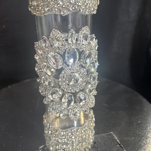 Bling Bouquet handle Holder, Acrylic rhinestone crystal Diamonte holder, Rhinestone Wedding Bouquet Holder , Glam Bling Bouquet Holders