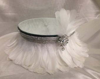 Feather cake stand, Great Gatsby, 1920&#39;s wedding. by Crystal wedding ukw
