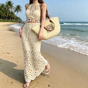 beach festival dress Breezy Botanics 2-Piece Maxi Dress main image 1