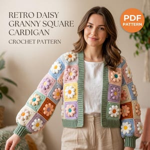 Colorful Oversized Cardigan - Etsy