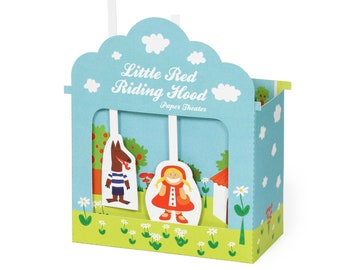Little Red Riding Hood Paper Theater - DIY Paper Craft Kit - Paper Toy - Puppets