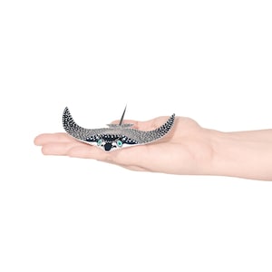 Carte postale artisanale en papier SPOTTED EAGLE RAY — À assembler