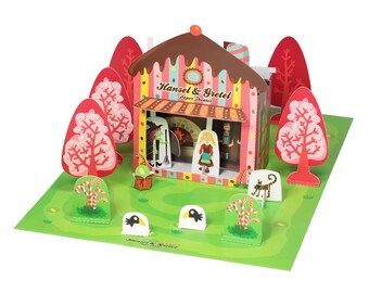 Hansel & Gretel Paper Theater - Papercraft Kit - Paper Toy