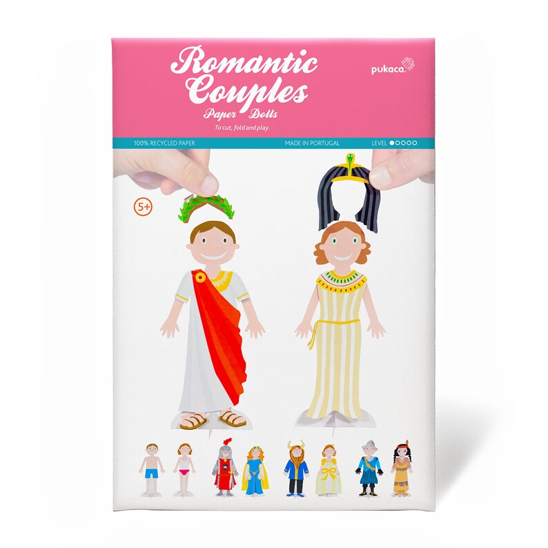 Famous Romantic Couples Paper Dolls DIY Craft Kit Paper Etsy