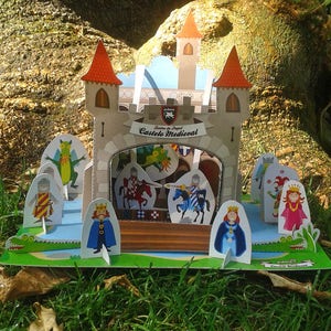 Medieval Castle Paper Theater DIY Paper Craft Kit Puppets image 6