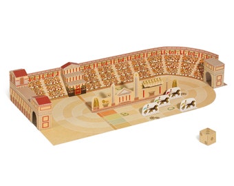 Circus Maximus Paper Toy - DIY Paper Craft Kit - 3D Model Paper Figure - School Project