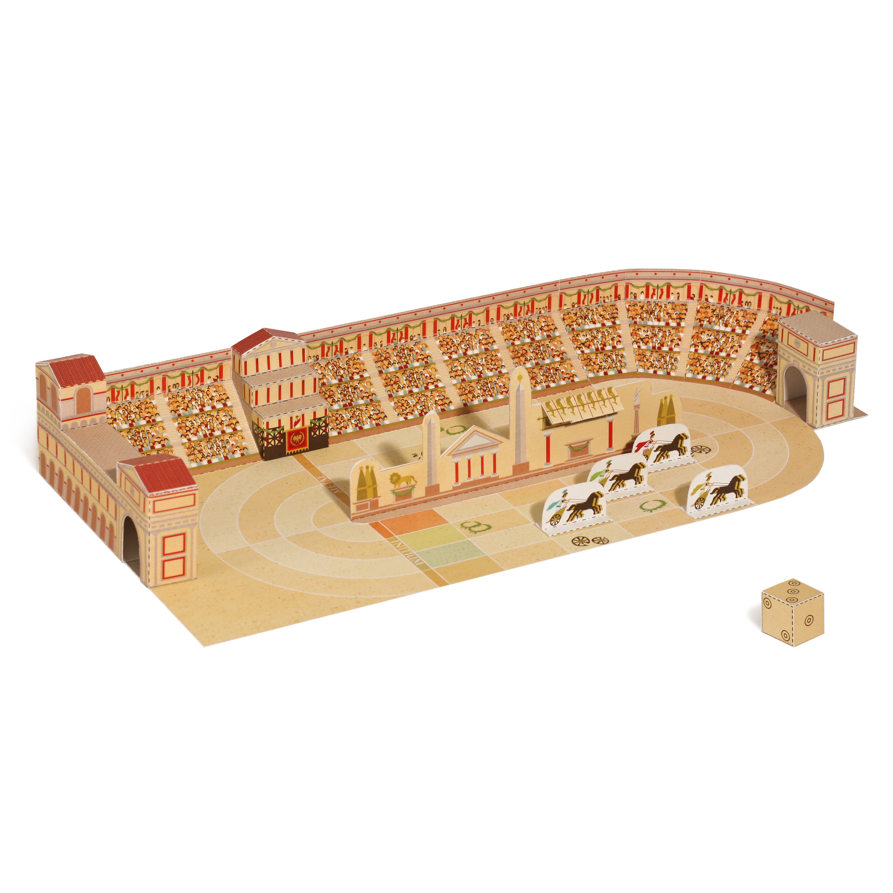 Circus Maximus Paper Toy: DIY 3D Model Kit - Etsy