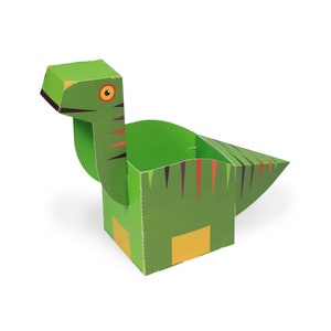 Dinosaurs Desk Organizers DIY Papercraft Kit 4 Desk Dinosaurs image 3