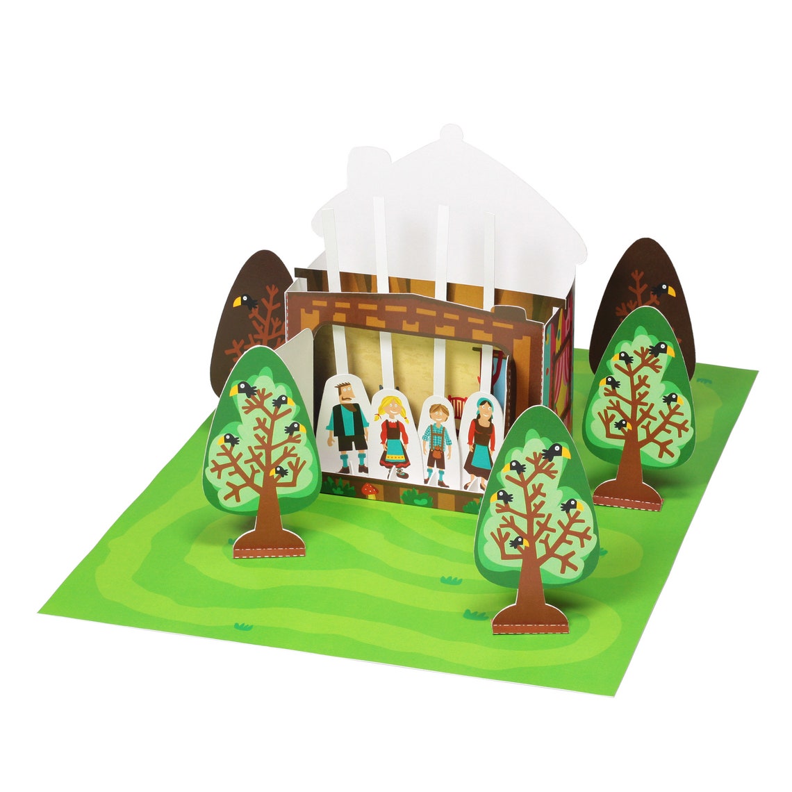 Hansel & Gretel Paper Theater - Papercraft Kit - Paper Toy - Etsy UK