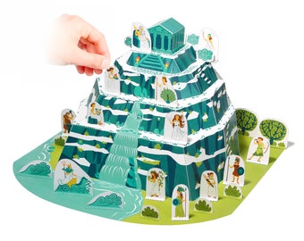 Mount Olympus Paper Toy: DIY Greek Gods Craft Kit