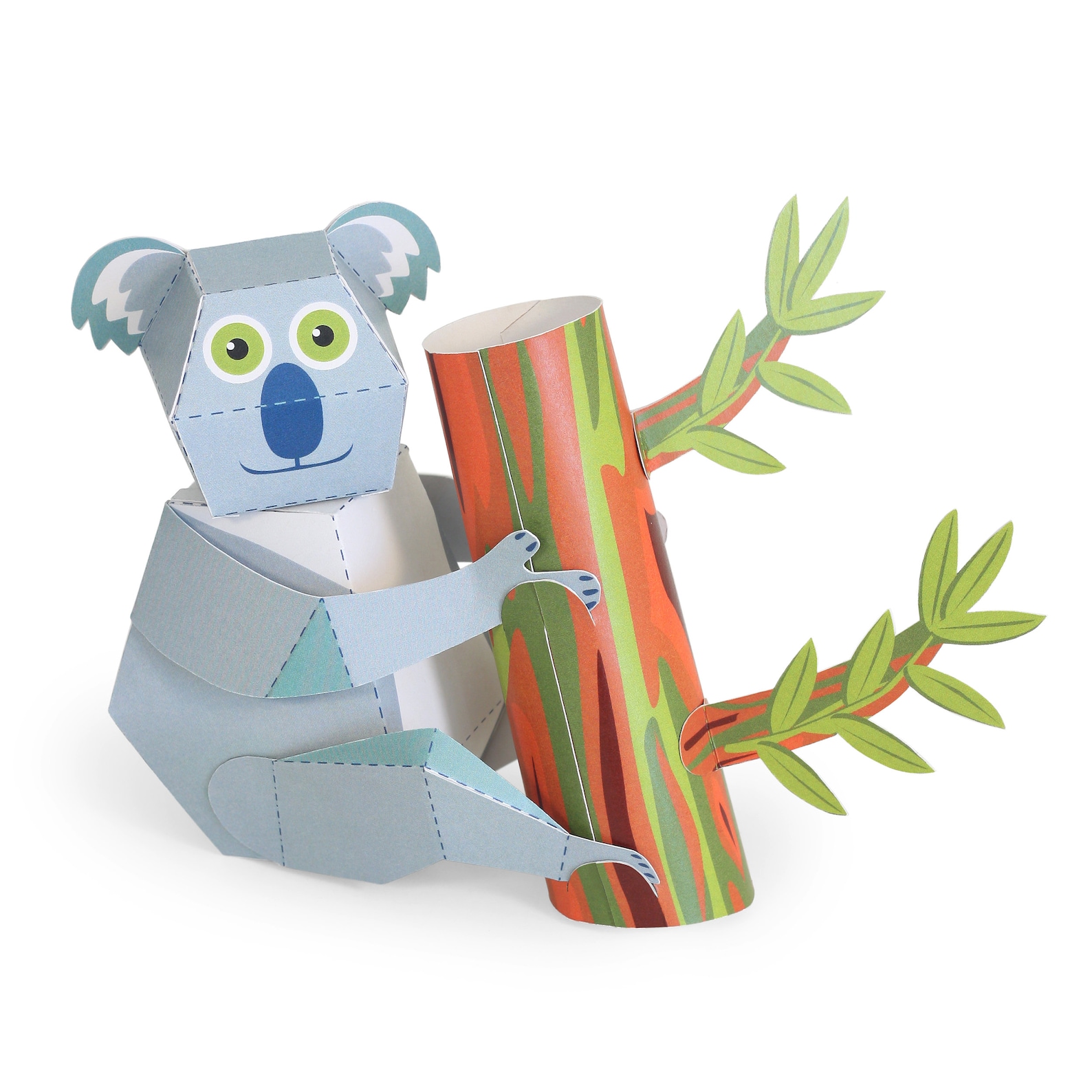 Maxi Koala Paper Toys DIY Paper Craft Kit 3D Paper Animals Etsy