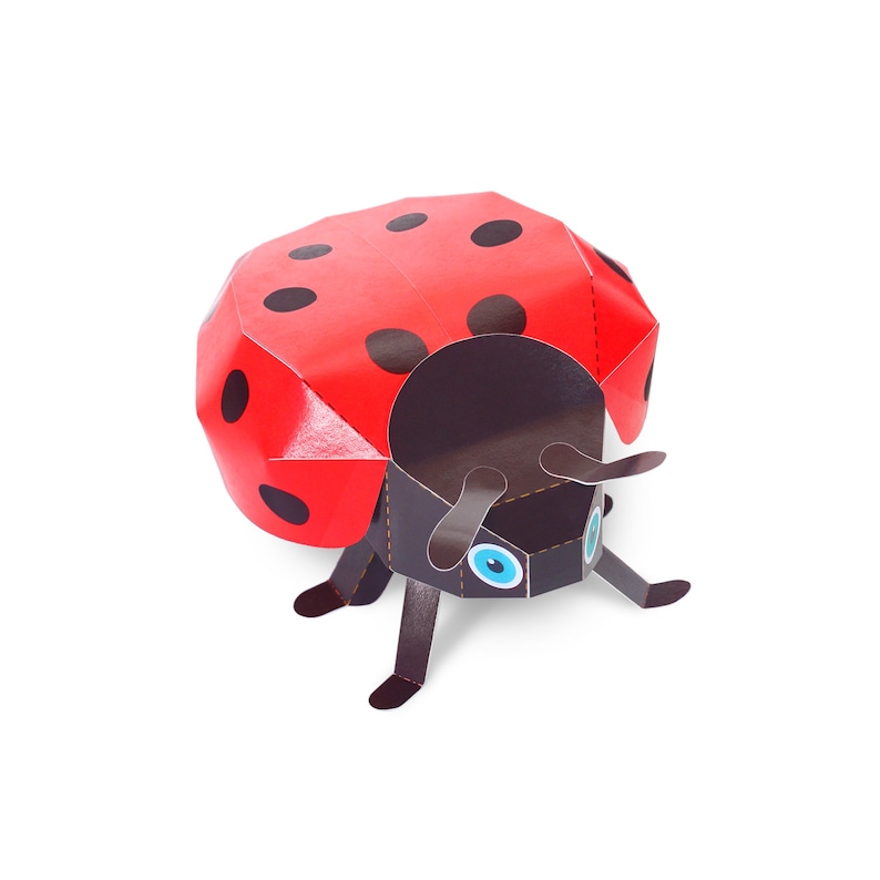 Bugs Paper Toys DIY Paper Craft Kit 3D Paper Animals Etsy UK