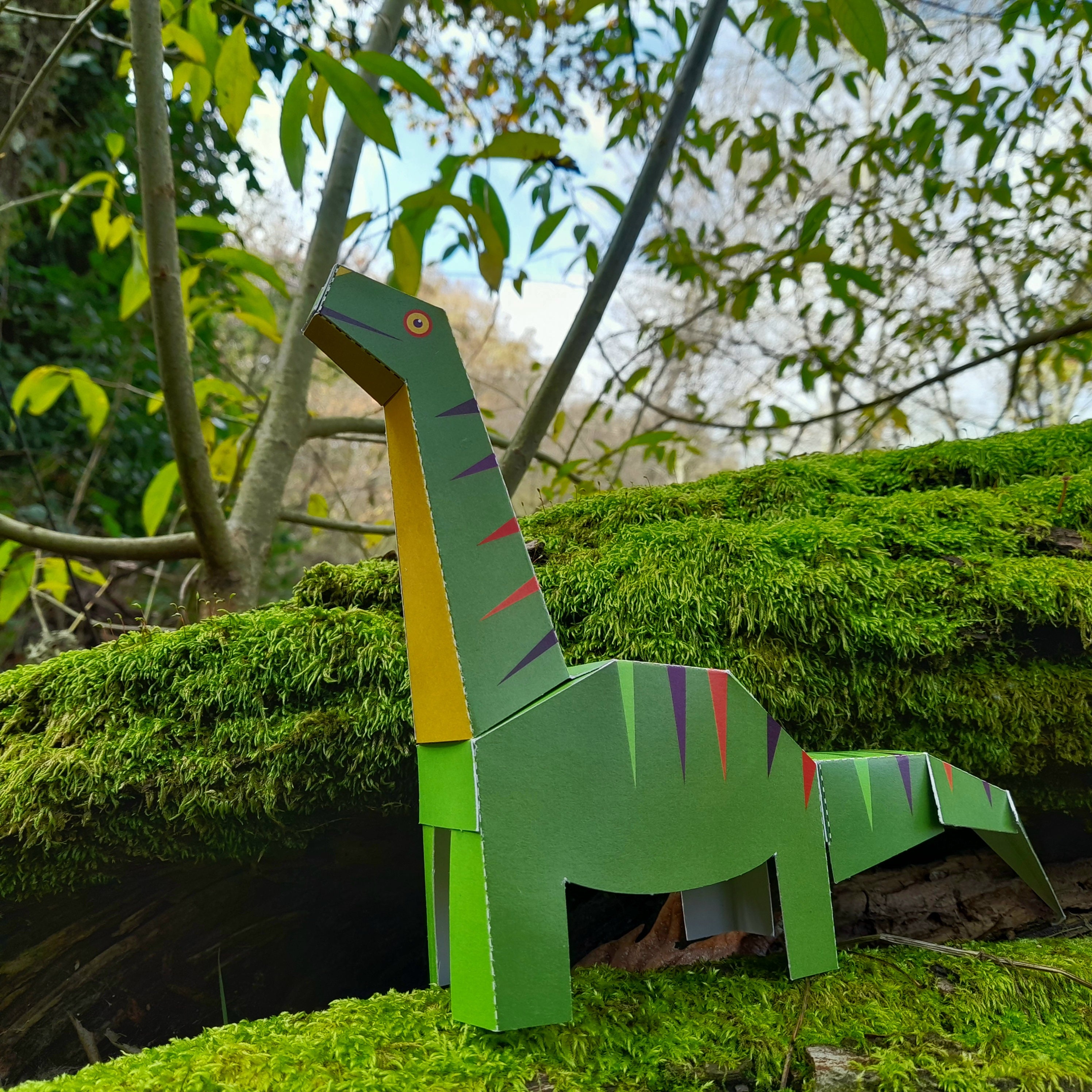 Papel De Origami De Dinosaurio – 50 Hojas Preimpresas, Manualidades Fáciles, Decoración De Escritorio, Sin Tijeras
