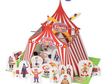 Circus Paper Theater: DIY Craft Kit with Puppets