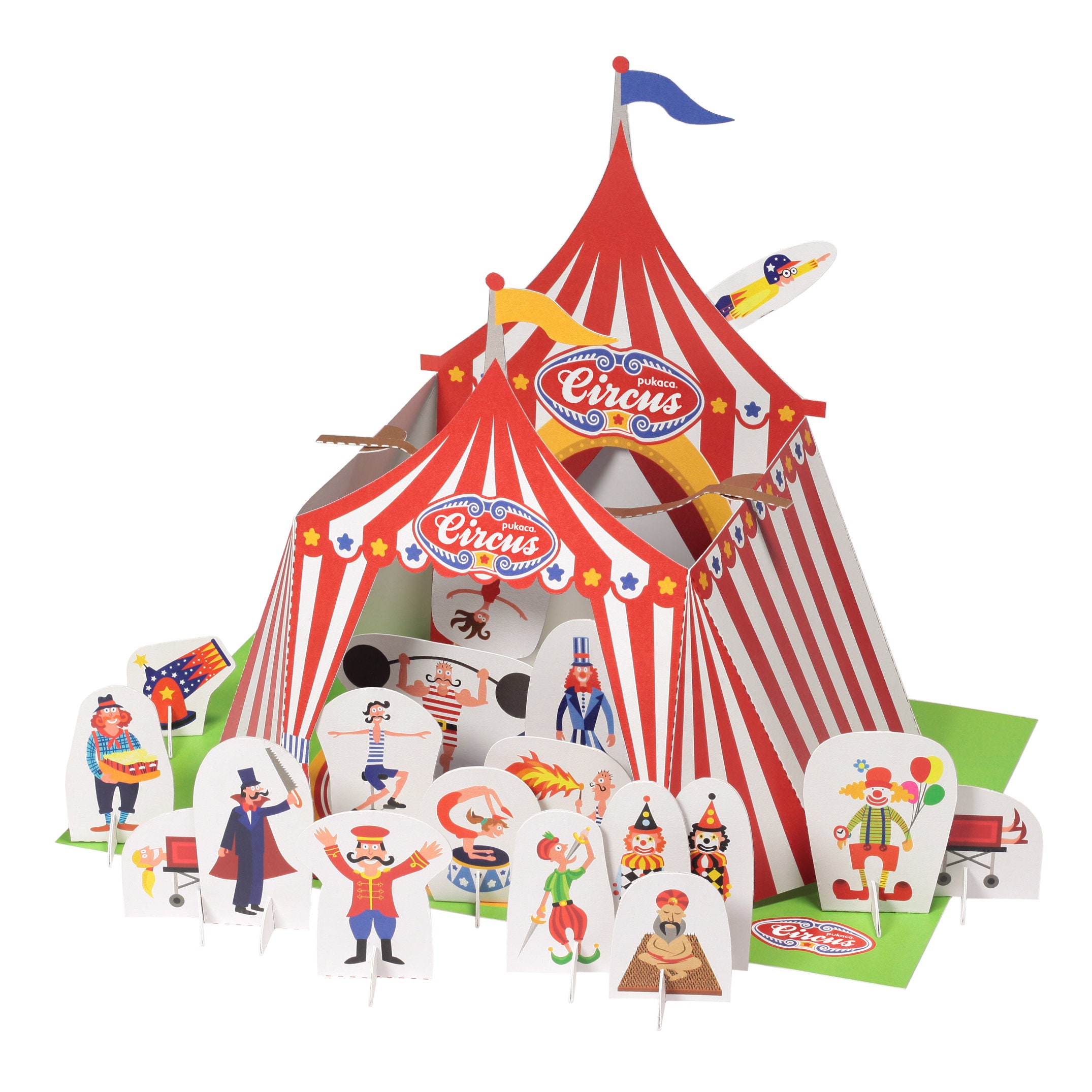 Circus Paper Theater: DIY Craft Kit with Puppets