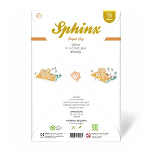 Sphinx Paper Toy: DIY Craft Kit - School Project - Etsy