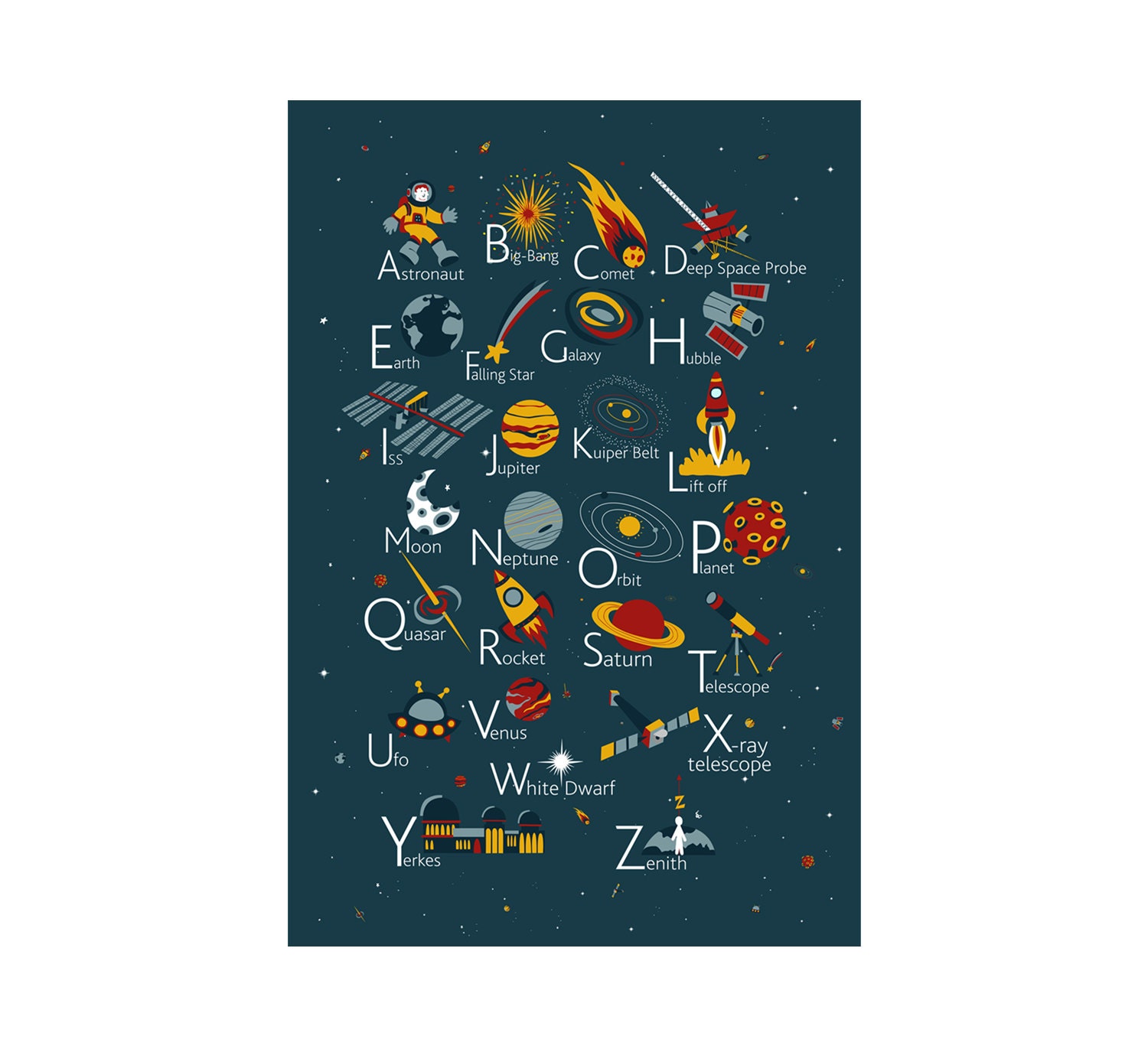 LEGO Alphabet Spaceship Poster (on ), I am happy to ann…