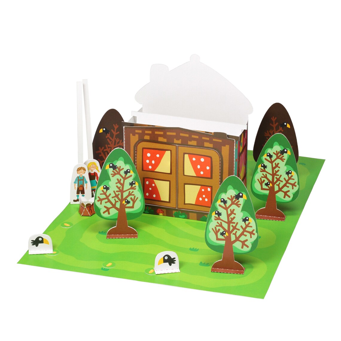 Hansel & Gretel Paper Theater - Papercraft Kit - Paper Toy - Etsy Canada