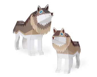 Minecraft Wolf Papercraft  Free Printable Papercraft Templates