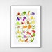 Fruits and Vegetables ENGLISH Alphabet Poster From A to Z, BIG POSTER ...
