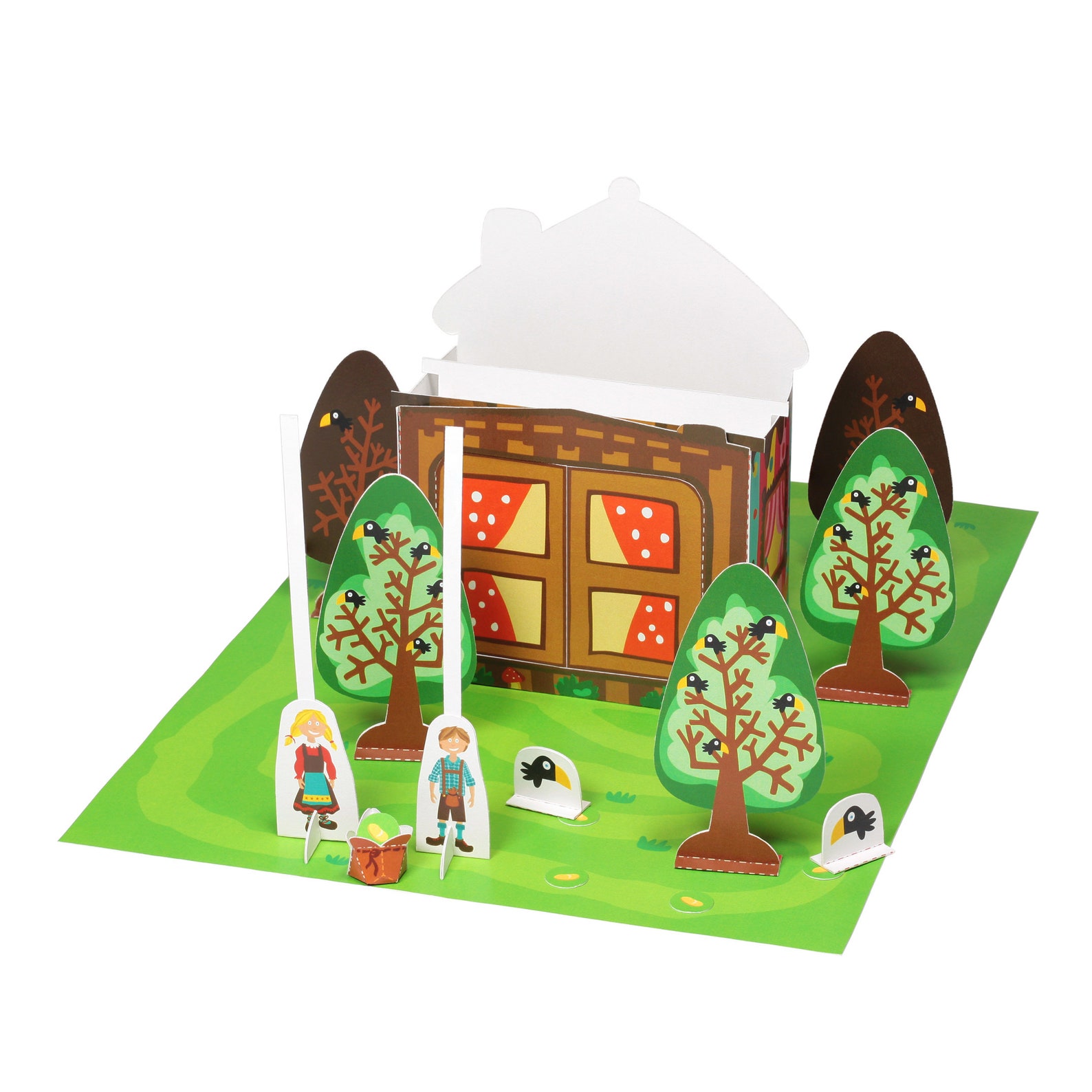 Hansel & Gretel Paper Theater - Papercraft Kit - Paper Toy - Etsy Canada
