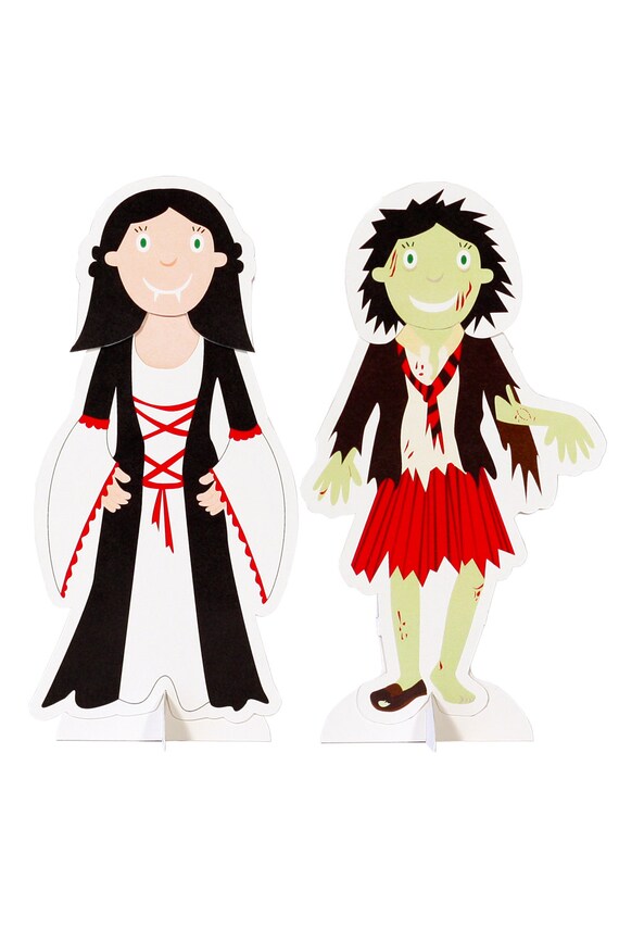 halloween paper dolls