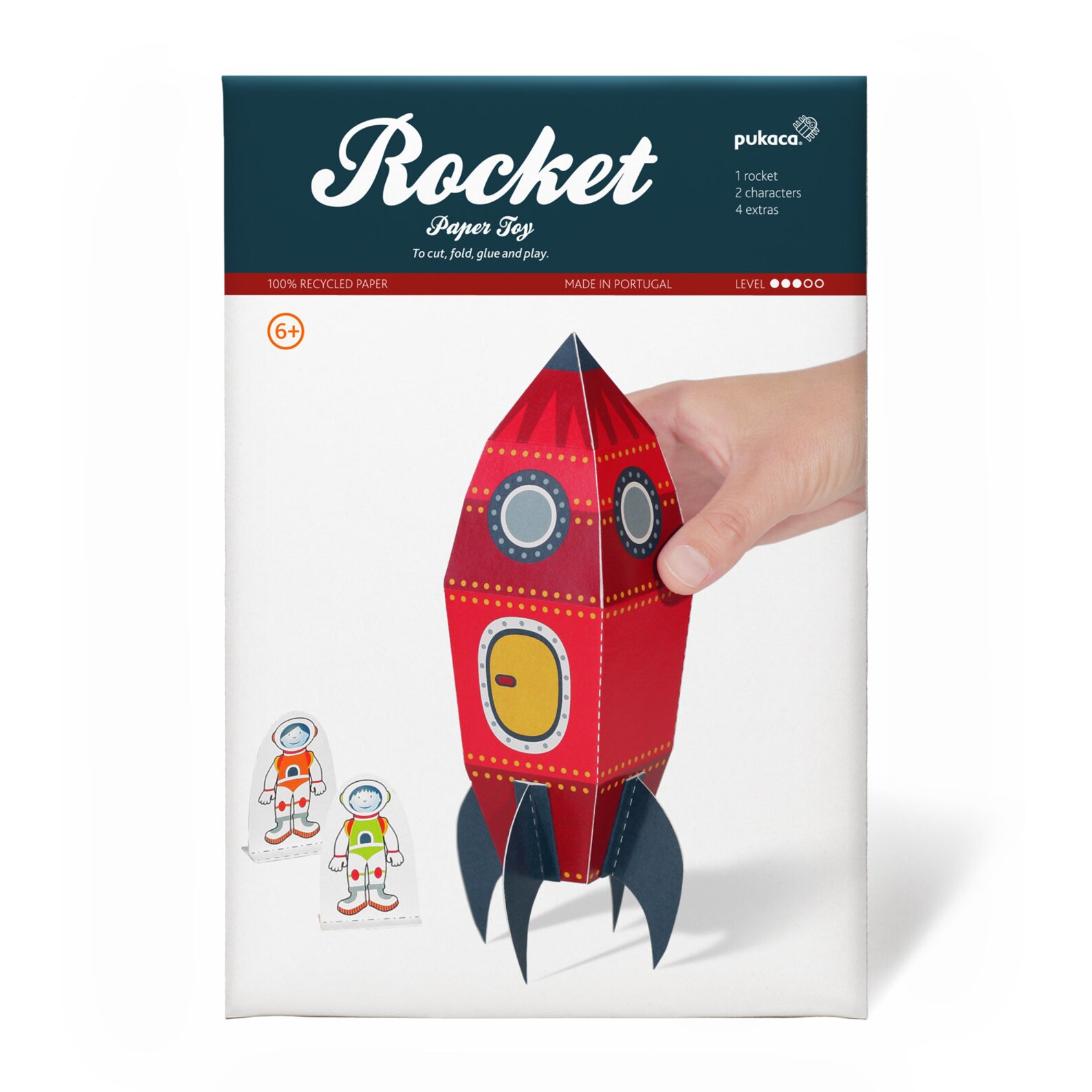 Rocket Paper Toy DIY Paper Craft Kit 3D Model Paper Figure Etsy Israel