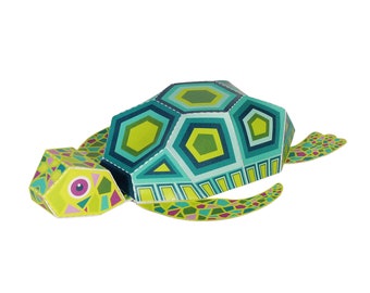 Gorgecraft 9 style kit d'attrape-soleil en papier animal tortues