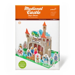 Medieval Castle Paper Theater DIY Paper Craft Kit Puppets image 5