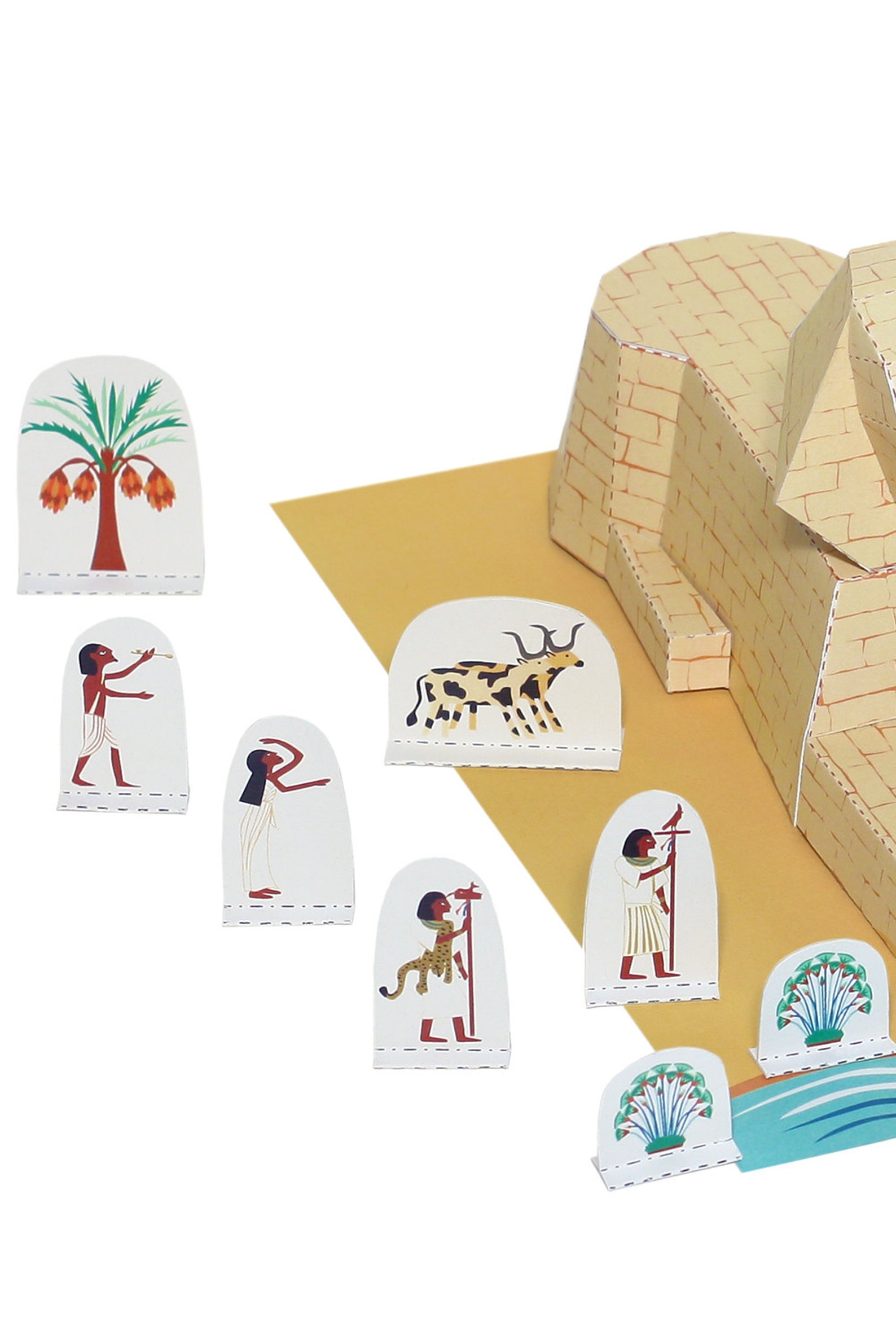 Sphinx Paper Toy Paper Toy DIY Paper Craft Kit 3D Model - Etsy Israel