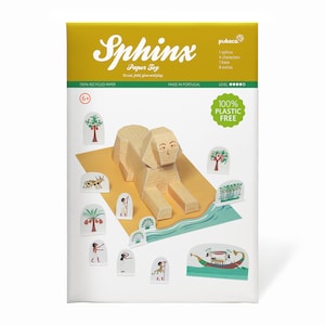 Sphinx Paper Toy Paper Toy DIY Paper Craft Kit School Project image 2