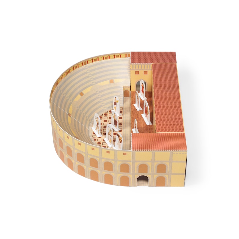 Roman Theater Paper Toy - DIY Paper Craft Kit - School Project - Etsy