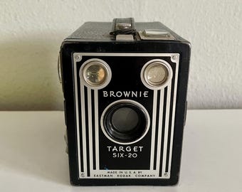 Vintage  Brownie Target Six-16  Camera Art Deco Style
