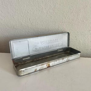 Vintage A.W. Faber Castell Pencil Tin Metal Case Container image 7