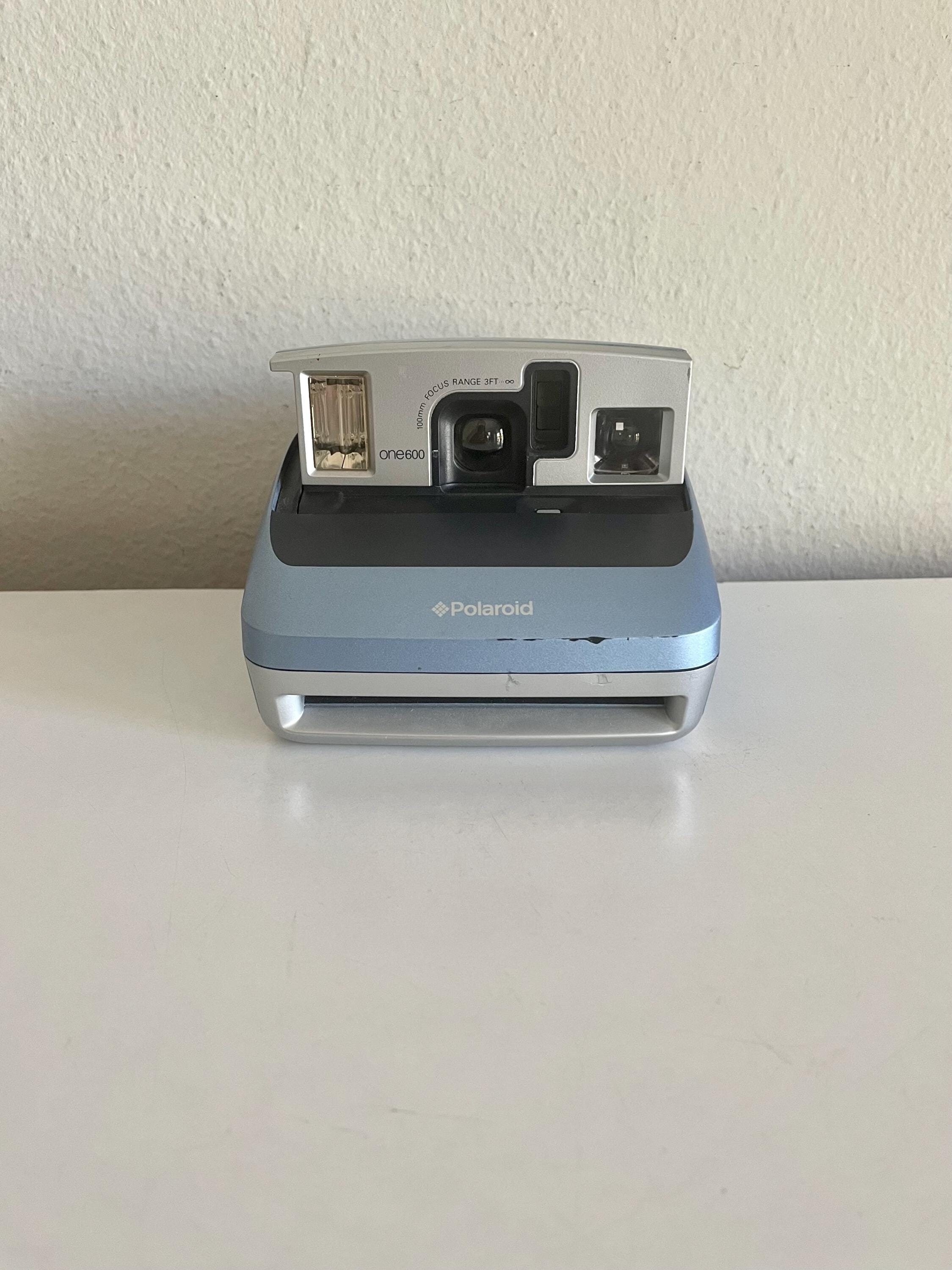Vintage Polaroid One600 Instant Light Blue Camera as Is