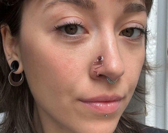 Neusring / roze slang