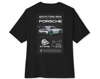 Porsche GT3 RS Illustration Tee | Racing Car Graphic Shirt