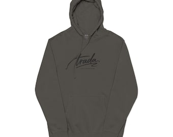 Hoodie met Strada-scriptlogo | Gepigmenteerde casual trui