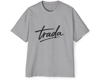 T-shirt met Trada-logo | T-shirt met grafische tekst, minimalistische streetwear