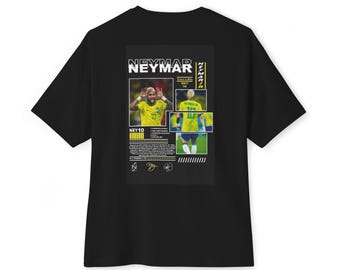 Neymar Soccer Collage Tee | Football Player Graphic Shirt