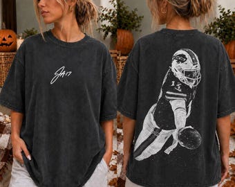 Josh Allen Vintage Shirt, Josh Allen Football Tshirt, Football Shirt, Retro Game Day Shirt