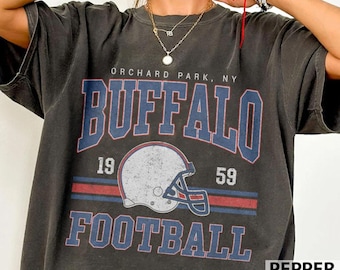 Buffalo Football Vintage Comfort Colors Shirt, Retro Buffalo Football Tshirt, Buffalo Game Day Shirt