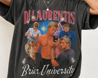 Maglietta Di Laurentis Comfort Colors, Maglietta Di Laurentis Briar U, T-shirt Briar U, Maglietta Briar Hockey, T-shirt grafica Briar Hockey