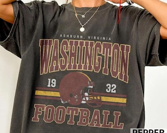 Washington Football Vintage Comfort Colors Shirt, Retro Washington Football Shirt, Washington Game Day Tshirt