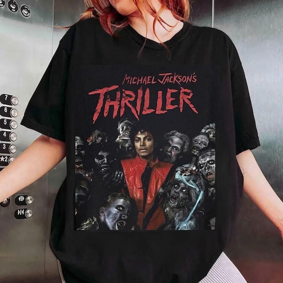Michael Jackson Thriller Shirt, King of Pop Graphic Tee, Michael Jackson Music Shirt
