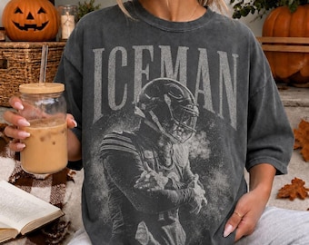 Caleb Williams ICE Man Vintage T-Shirt, Caleb Williams Football Shirt